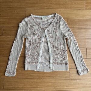 Vintage Anthropologie y2k fairy open knit cardigan